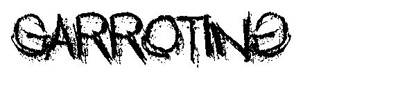 Garroting字体