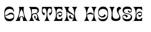Garten House字体