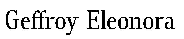 Geffroy Eleonora字体