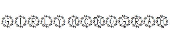 Girly Monogram字体