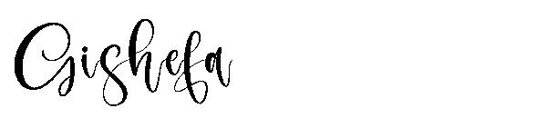 Gishefa字体