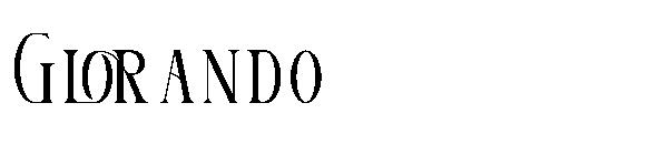 Glorando字体