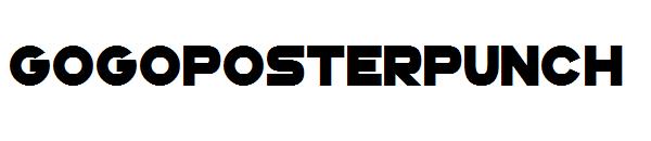 GoGoPosterPunch字体