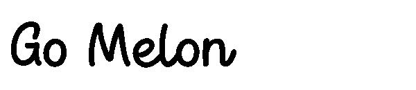 Go Melon字体
