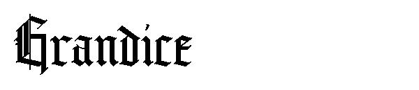 Grandice字体