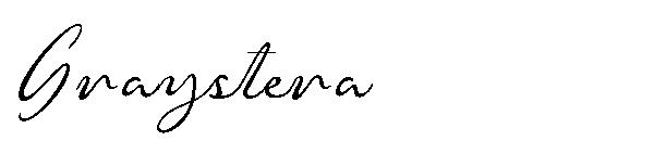 Graystera字体