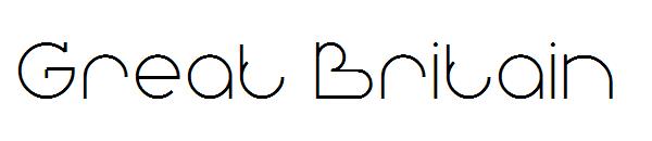 Great Britain字体