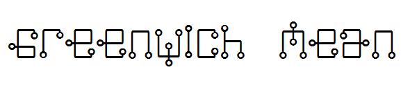 Greenwich Mean字体