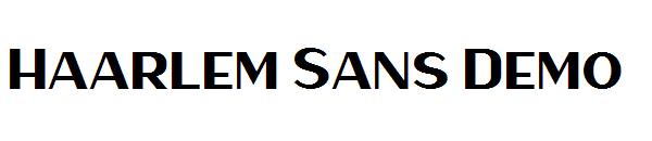 Haarlem Sans Demo字体