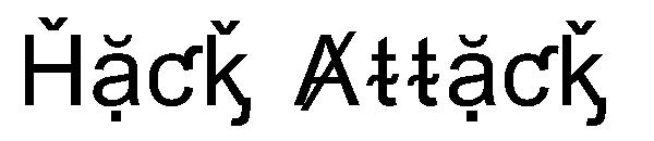 Hack Attack字体