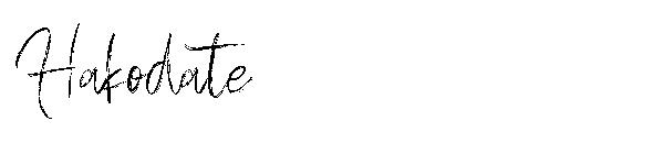 Hakodate字体