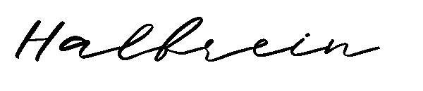 Halbrein字体