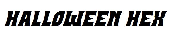 Halloween Hex字体