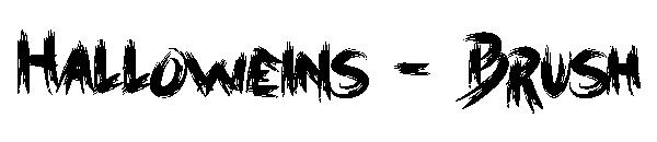 Halloweins - Brush字体