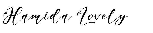 Hamida Lovely字体