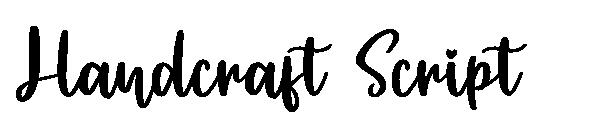 Handcraft Script字体