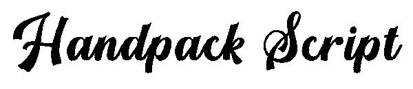 Handpack Script字体