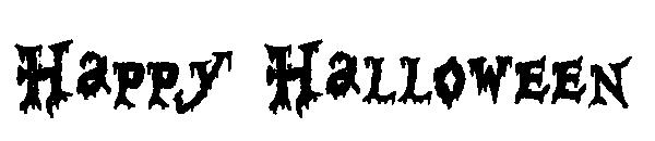 Happy Halloween字体