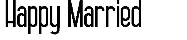 Happy Married字体