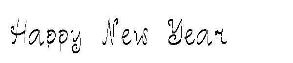 Happy New Year字体