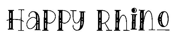 Happy Rhino字体