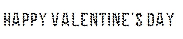HAPPY VALENTINE'S DAY字体