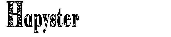 Hapyster字体
