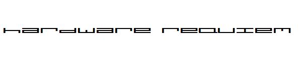 hardware requiem字体