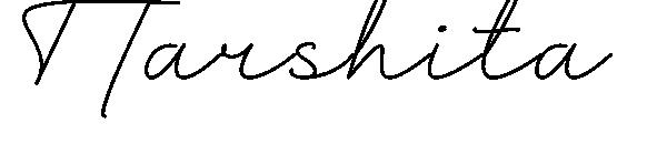 Harshita字体