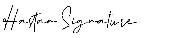 Hastan Signature字体