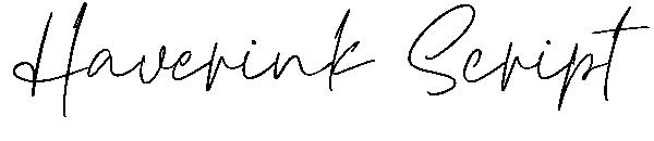 Haverink Script字体