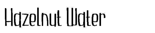 Hazelnut Water字体