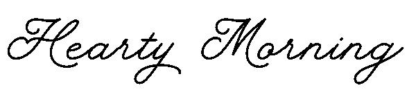 Hearty Morning字体