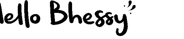 Hello Bhessy字体
