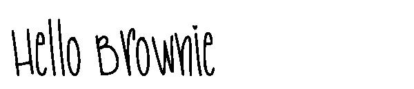 Hello Brownie字体