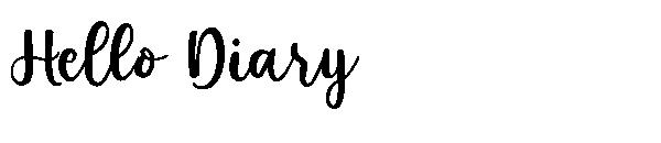 Hello Diary字体