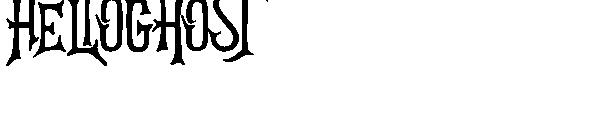 HELLOGHOST字体