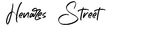 Henares Street字体