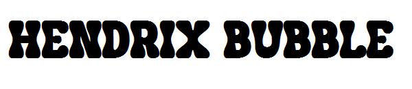 HENDRIX BUBBLE字体