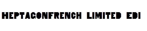 HeptagonFrench Limited Edi字体