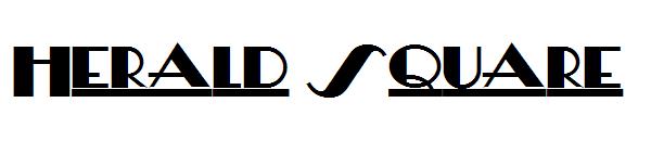 Herald Square字体