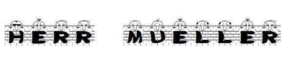 Herr Mueller字体