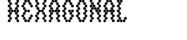 HEXAGONAL字体