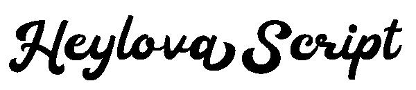 Heylova Script字体