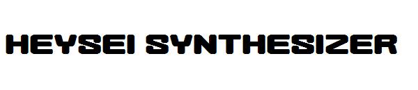 Heysei Synthesizer字体