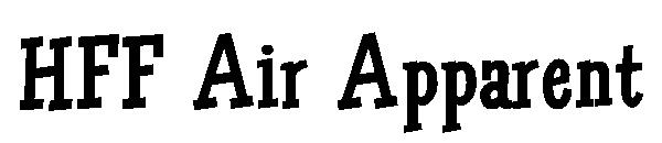 HFF Air Apparent字体