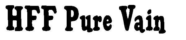 HFF Pure Vain字体