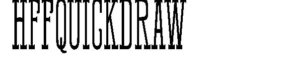 HFFQuickDraw字体