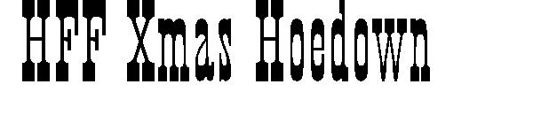 HFF Xmas Hoedown字体