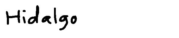 Hidalgo字体